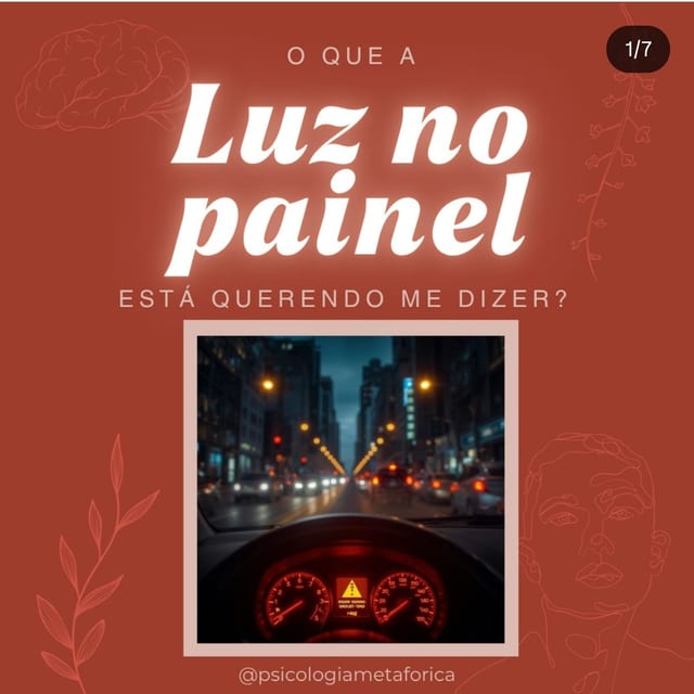 Post do Instagram: O que a luz no painel está querendo me dizer?